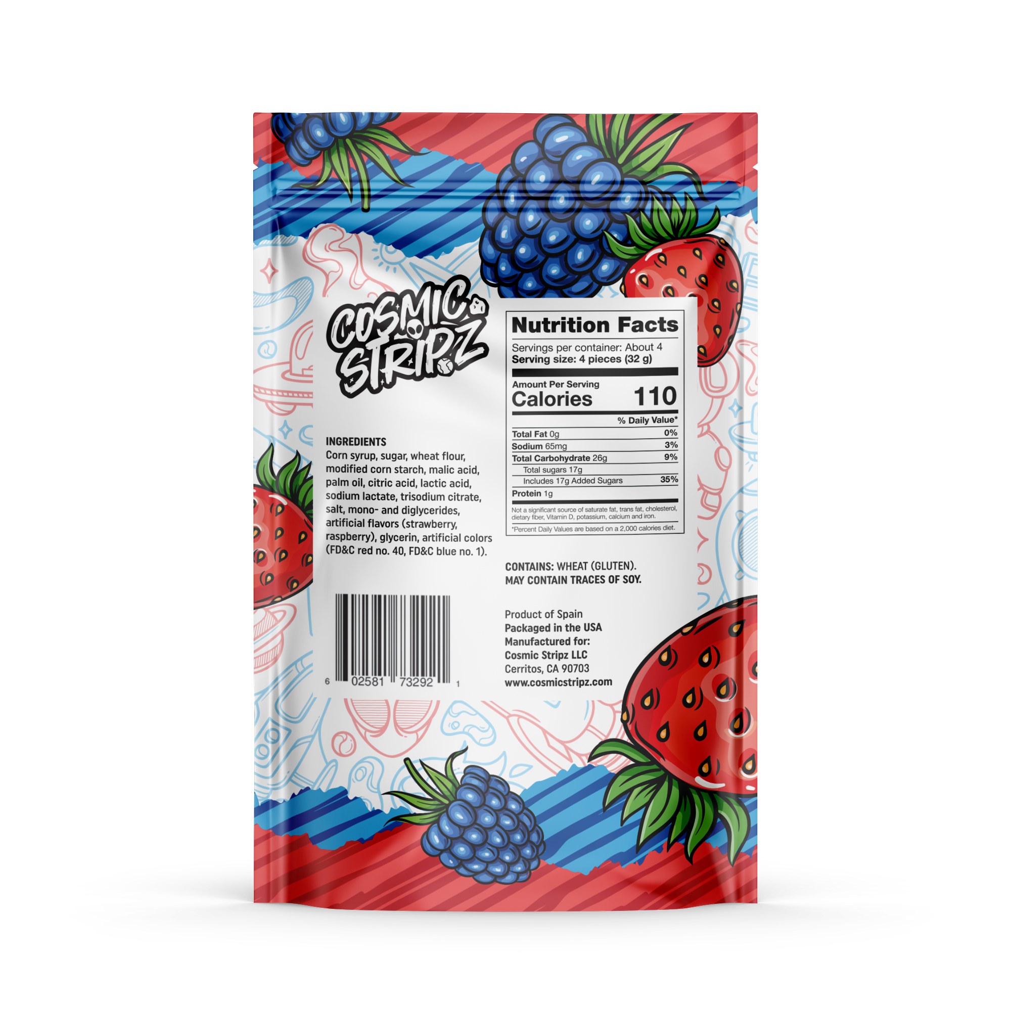Cosmic Stripz – Berry Blast Mix (4.4oz)