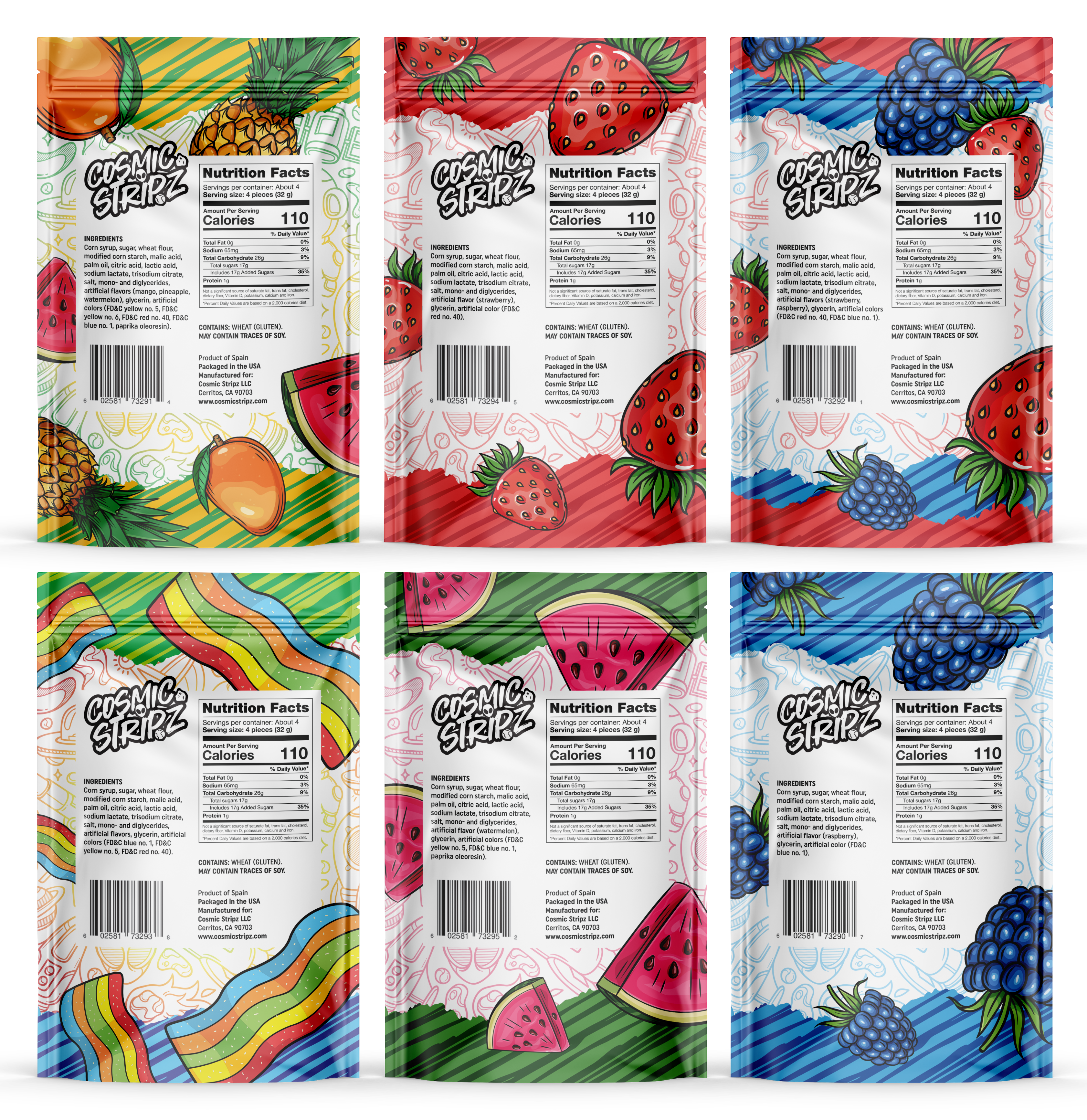 Cosmic Stripz - All Starz Pack