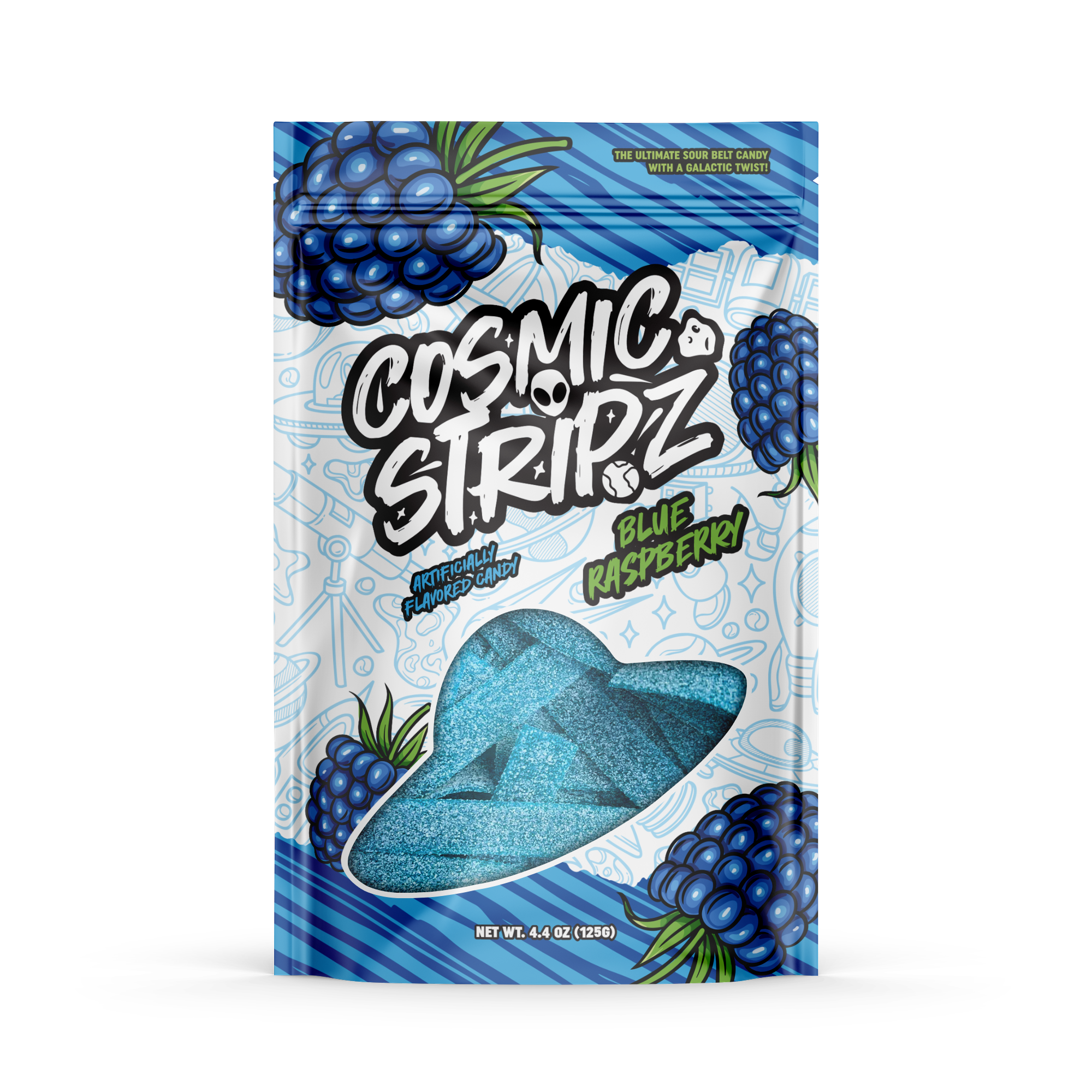 Cosmic Stripz – Blue Raspberry (4.4oz)