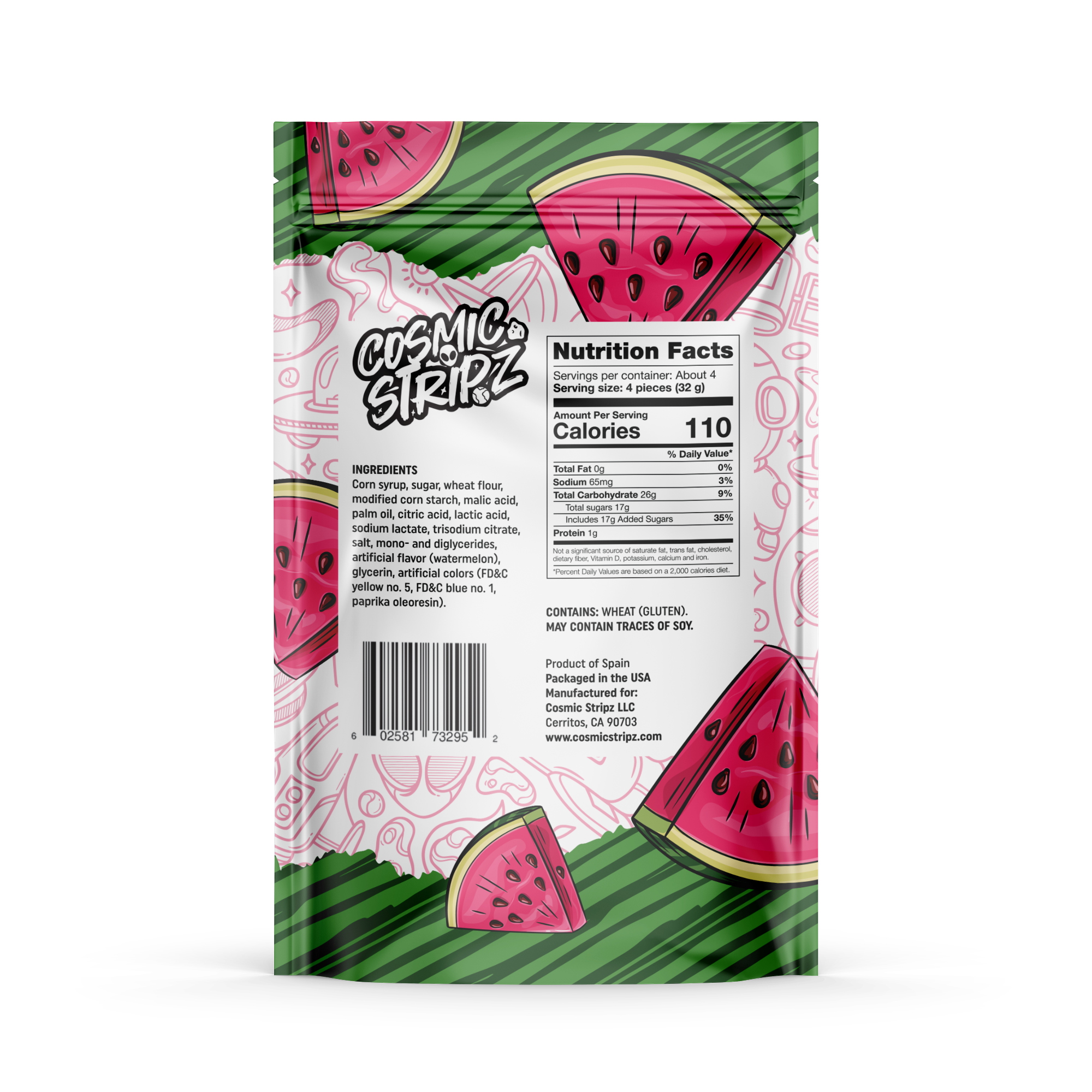 Cosmic Stripz – Watermelon (4.4oz)